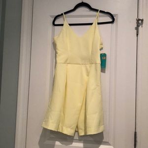 NWT GB Juniors Pale Yellow Dress
